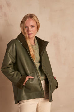 Picture of FUNNY LEATHER COAT